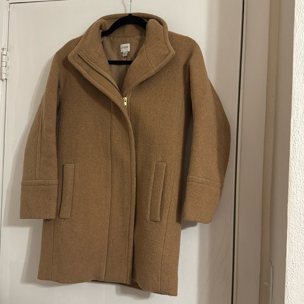 J. Crew Tan Pea Coat